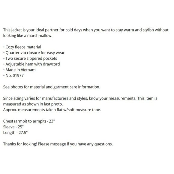 American Eagle Outfitters Fleece Pullover Jacket Mens Size Large Black Casual - Picture 9 of 10